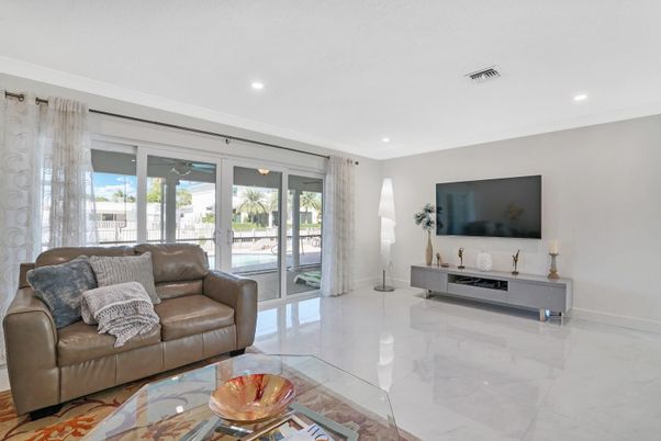 Interior, Living room, Marble, Recessed Lighting