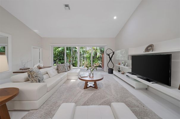 Interior, Living room, Recessed Lighting