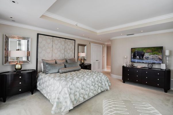 Bedroom, Interior, Recessed Lighting