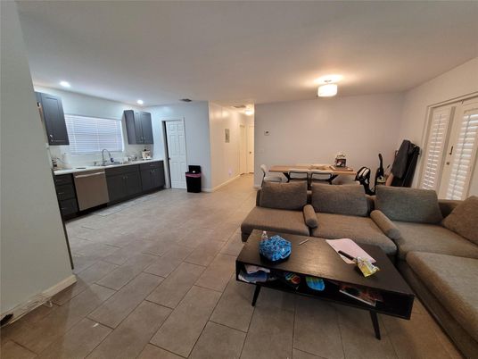Dining room, Interior, Kitchen, Living room, Recessed Lighting