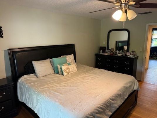 Bedroom, Interior, Wood Texture Flooring