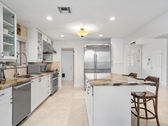 Interior, Kitchen, Recessed Lighting, Stainless Steel Appliances