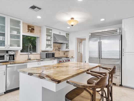 Interior, Kitchen, Recessed Lighting, Stainless Steel Appliances