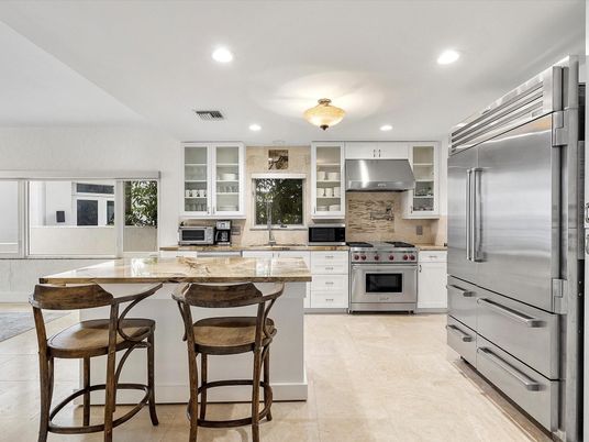Interior, Kitchen, Recessed Lighting, Stainless Steel Appliances