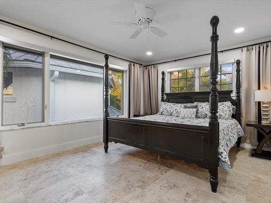 Bedroom, Interior, Recessed Lighting