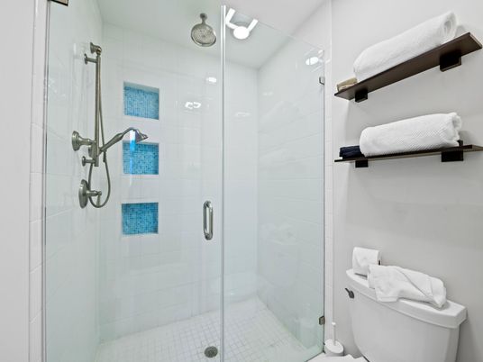 Bathroom, Glass Shower, Interior