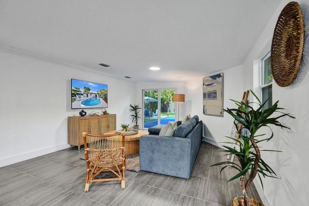 Interior, Living room, Recessed Lighting