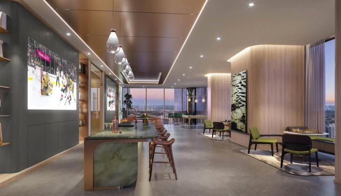 Dining room, Interior, Pendant Lights, Recessed Lighting