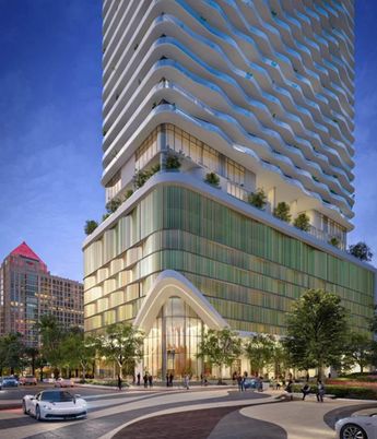 Exterior, Facade, Condo Building