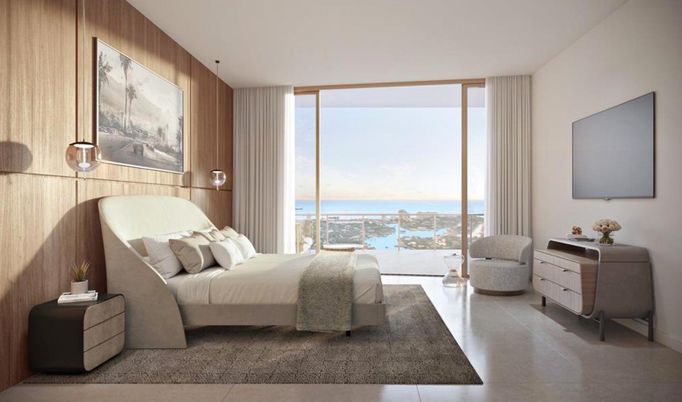 Bedroom, Interior, Water, Wooden Walls