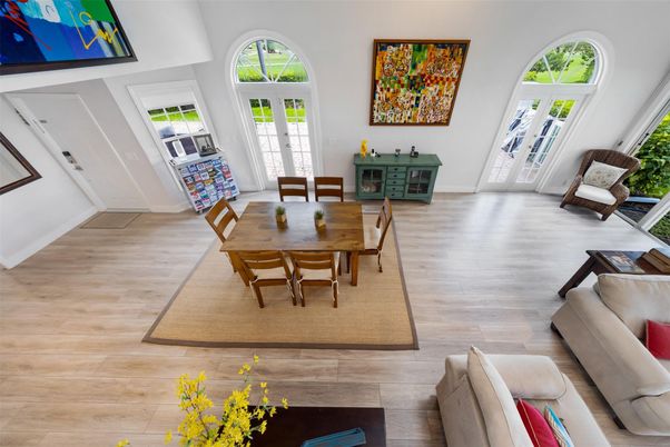 Dining room, Interior, Wood Texture Flooring