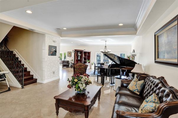 Chandelier, Interior, Living room, Piano, Recessed Lighting