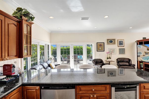 Interior, Kitchen, Living room, Recessed Lighting