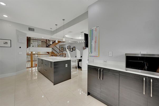 Interior, Kitchen, Pendant Lights, Recessed Lighting