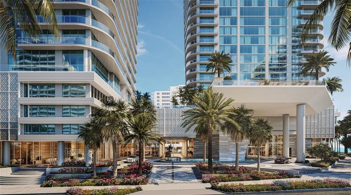 Exterior, Facade, Condo Building