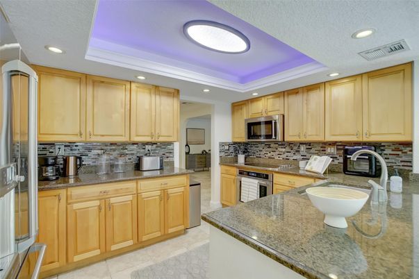 Interior, Kitchen, Recessed Lighting, Stainless Steel Appliances