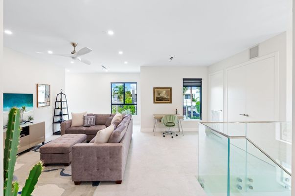 Interior, Living room, Recessed Lighting
