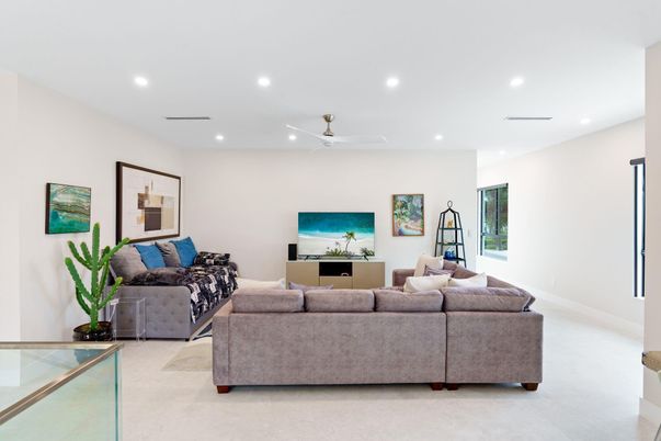 Interior, Living room, Recessed Lighting