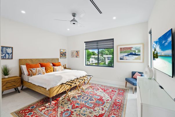 Bedroom, Interior, Recessed Lighting
