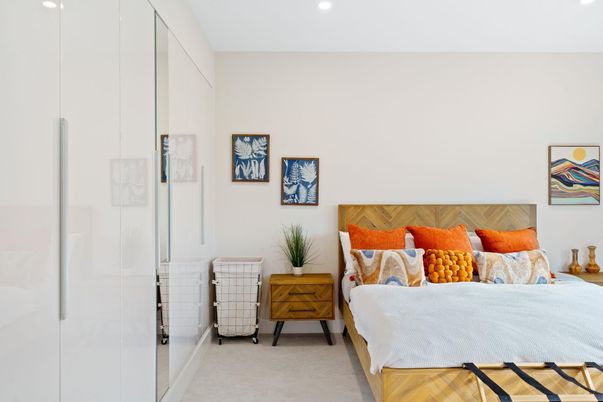 Bedroom, Interior, Recessed Lighting