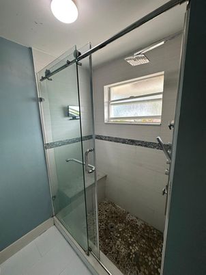 Bathroom, Glass Shower, Interior