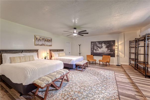 Bedroom, Interior, Wood Texture Flooring