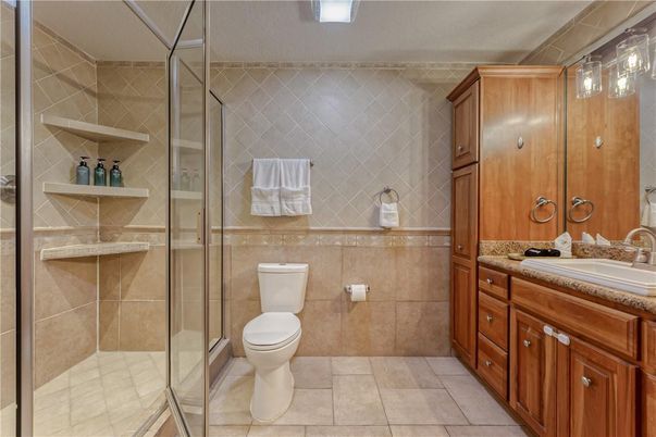 Bathroom, Glass Shower, Interior