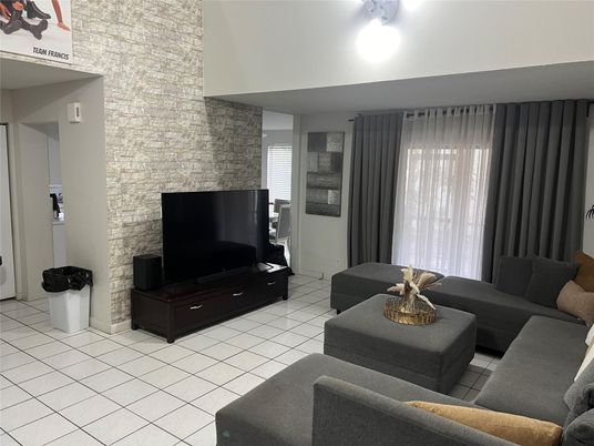 Interior, Living room, Stone Walls