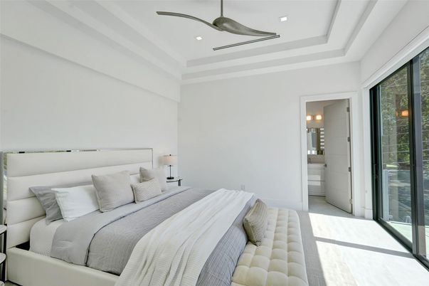Bedroom, Interior, Recessed Lighting