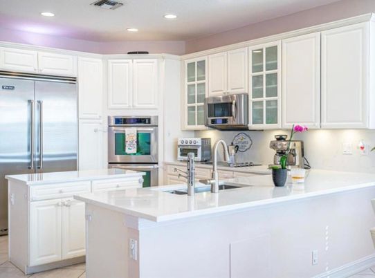 Interior, Kitchen, Recessed Lighting, Stainless Steel Appliances