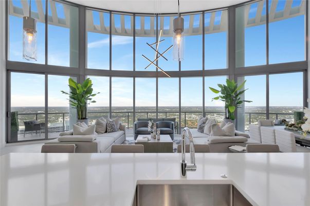 Interior, Kitchen, Living room, Pendant Lights, Water