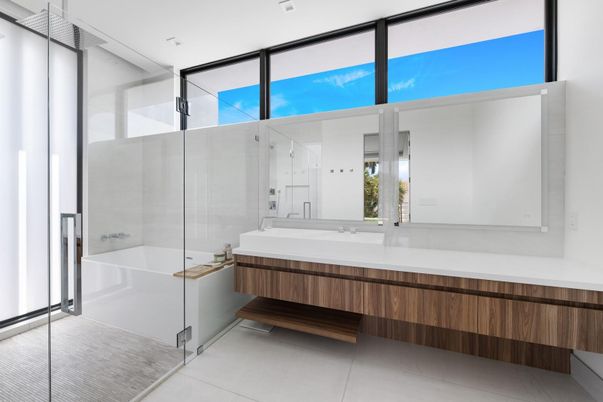 Bathroom, Glass Shower, Interior