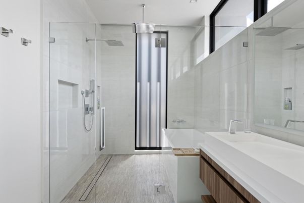 Bathroom, Glass Shower, Interior