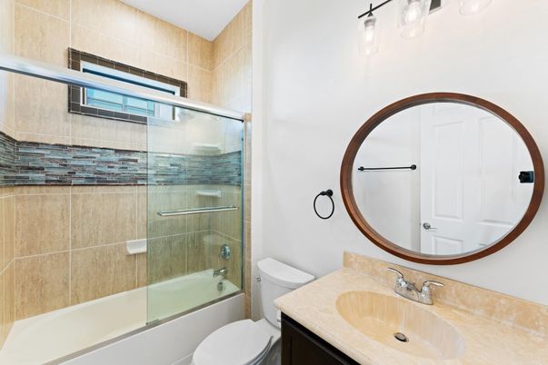 Bathroom, Glass Shower, Interior