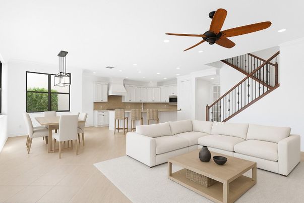 Dining room, Interior, Kitchen, Living room, Pendant Lights, Recessed Lighting