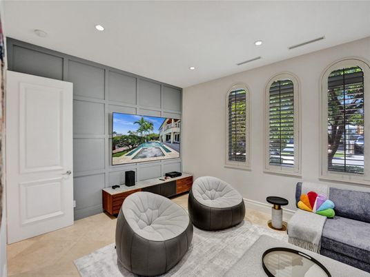 Interior, Living room, Recessed Lighting