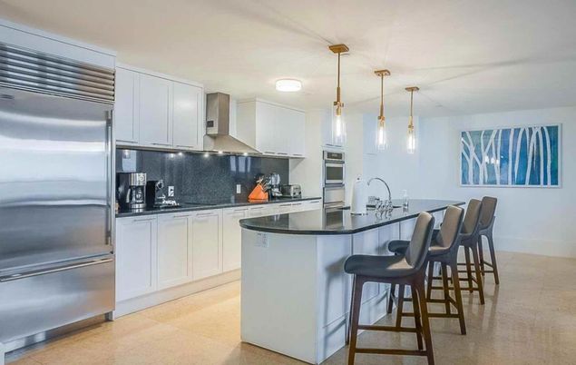 Interior, Kitchen, Pendant Lights, Stainless Steel Appliances