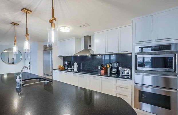Interior, Kitchen, Pendant Lights, Stainless Steel Appliances