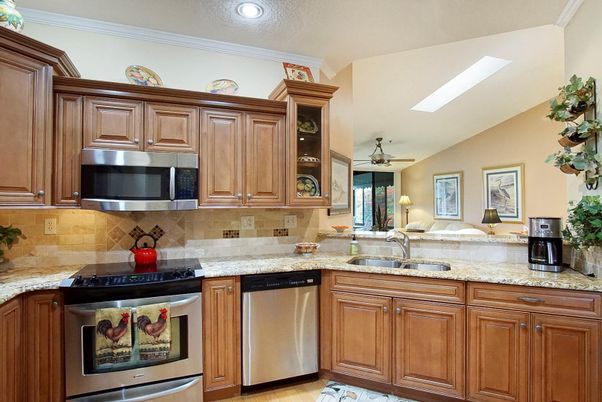 Interior, Kitchen, Recessed Lighting, Stainless Steel Appliances