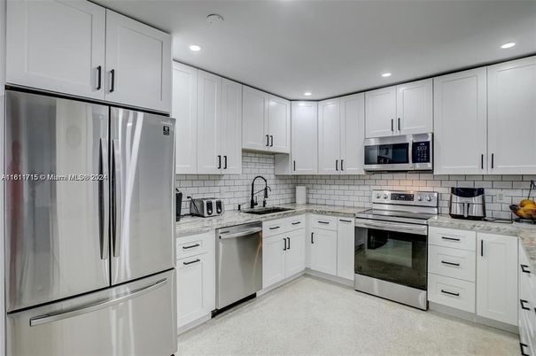 Interior, Kitchen, Recessed Lighting, Stainless Steel Appliances