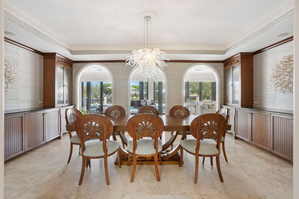 Chandelier, Dining room, Interior