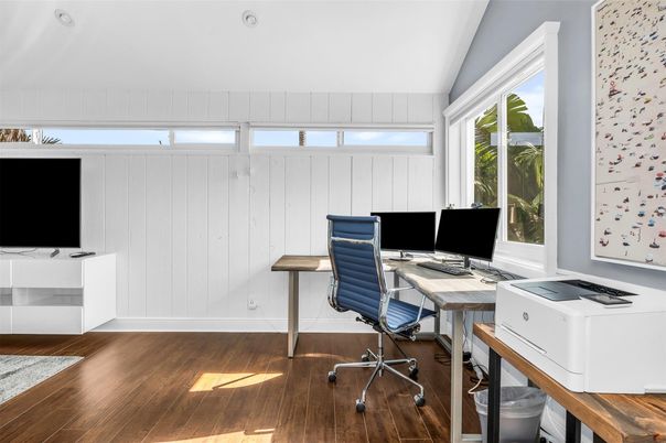 Home Office, Interior, Wood Texture Flooring