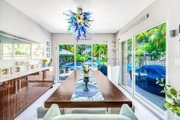 Chandelier, Dining room, Interior