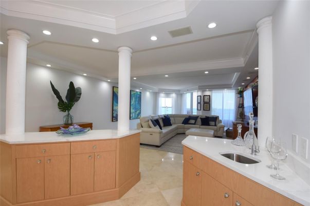 Interior, Living room, Recessed Lighting