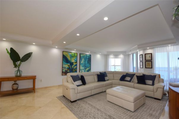 Interior, Living room, Recessed Lighting