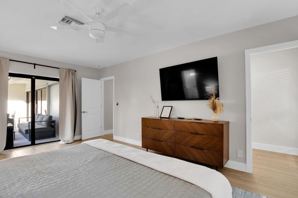 Bedroom, Interior, Wood Texture Flooring
