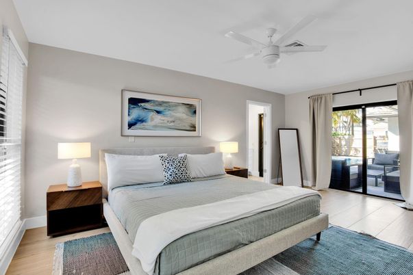 Bedroom, Interior, Wood Texture Flooring