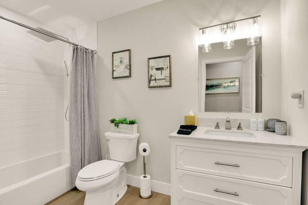 Bathroom, Interior, Wood Texture Flooring