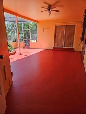 Empty room, Interior, Sun Room