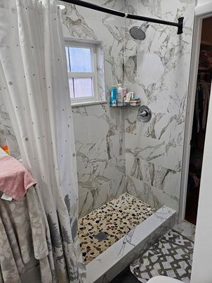Bathroom, Interior, Marble Walls